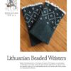 Lithuanian Beaded Wristers - Green Bridge Riešinės Knitting Pattern 11